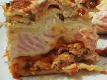 Lasanha de frango deliciosa