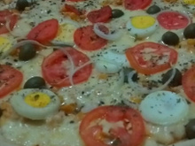 Pizza de massa árabe