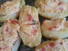 Batata recheada ao forno