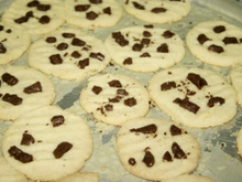 Cookies pingos de chocolate
