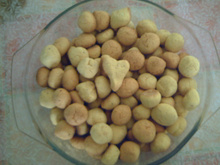 Biscoitos amarelinhos