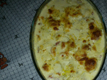 Filé de peixe ao molho branco