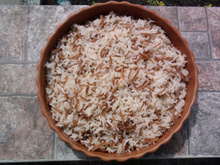 Arroz com macarrão frito