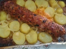 Linguiça recheada