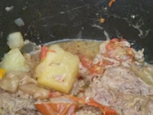 Bife na panela elétrica de arroz