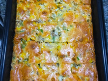 Torta salgada com atum