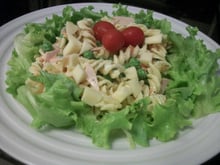 Macarrão com maionese