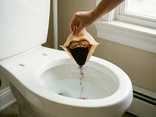 Uma colher de chá é suficiente: por que cada vez mais pessoas estão jogando borra de café no vaso sanitário