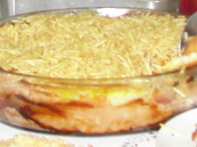 Torta de pão ao forno