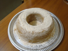 Bolo de banana de farinha de rosca