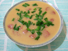 Caldo de feijão branco