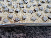 Pavê de creme branco