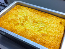 Bolo de milho natural