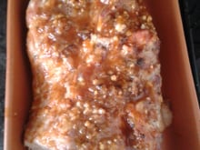 Costelinha de porco com barbecue