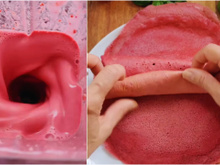 Panqueca de beterraba amiga do intestino: receita tem textura maleável (não quebra!) e você recheia como quiser