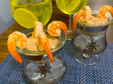 Coquetel de camarão