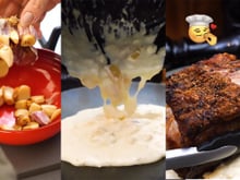 Estou viciado em comer carne com esse molho de alho, é dos deuses!