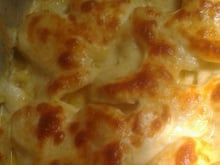 Batata gratinada no forno