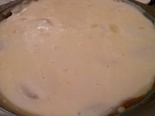 Cobertura de bolo só com creme de leite