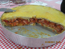 Cachorro quente de forno