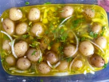 Batatas ao vinagrete