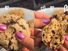 Esse é o segredo para comer cookies todos dias: fica crocante por fora, macio por dentro e cabe em qualquer dieta