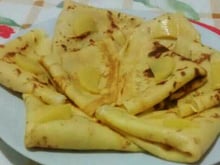 Crepe de frigideira
