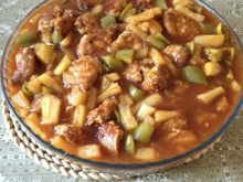 Carne de porco agridoce