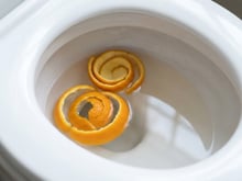 Com quantos anos você descobriu que deve jogar cascas de laranja no vaso sanitário uma vez por semana?