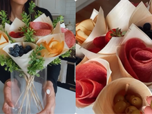 É pra comer: buquê de acepipes é a ideia mais original pra enfeitar a mesa que você vai ver hoje