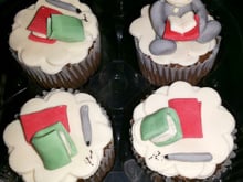 Cupcake de chocolate