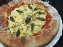 Massa de pizza fofinha