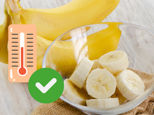 As bananas não terão manchas marrons quando armazenadas nessa temperatura exata