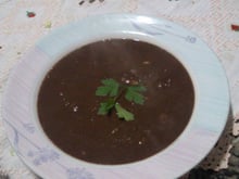 Caldo de feijão preto