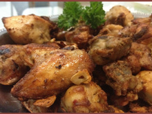 Frango à passarinho na pressão