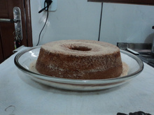 Bolo de casca de maçã