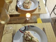 Risoto de linguiça blumenau