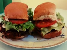 Hambúrguer vegetariano do Jasar