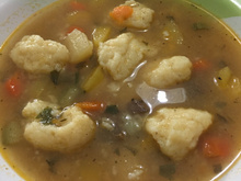 Sopa de legumes com massinha da minha vovó