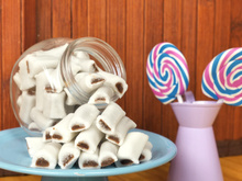 Bala de coco recheada