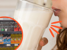 "Não parece real": gringo se assusta ao ver leite fora da geladeira nos mercados brasileiros e a gente explica como isso é possível