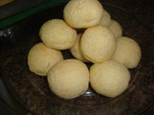 Pão de queijo simples