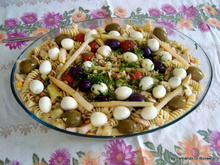Salada de macarrão à la Fernando Di Buriasco