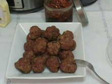 Almôndegas rápidas ao forno