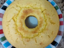 Bolo de fubá com milho cremoso de liquidificador