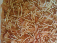 Macarronada de camarão