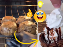 A melhor ideia que você vai ver hoje: como fazer um potinho comestível de cookie para sorvete de um jeito muito fácil