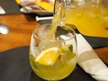 Ponche de frutas alcoólico