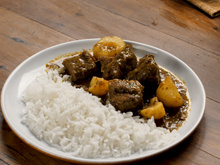 Carne de panela com batata
