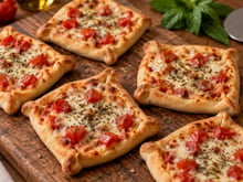 Receita de pizza com massa de pastel feita na airfryer: receita que aprendi no TudoGostoso tem borda recheada e fica pronta em 10 minutos